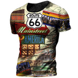 Camiseta | Estampada Rota 66