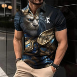 Camisa Polo | Estampa Animal 3D