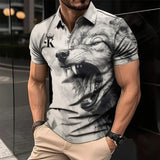 Camisa Polo | Estampa Animal 3D