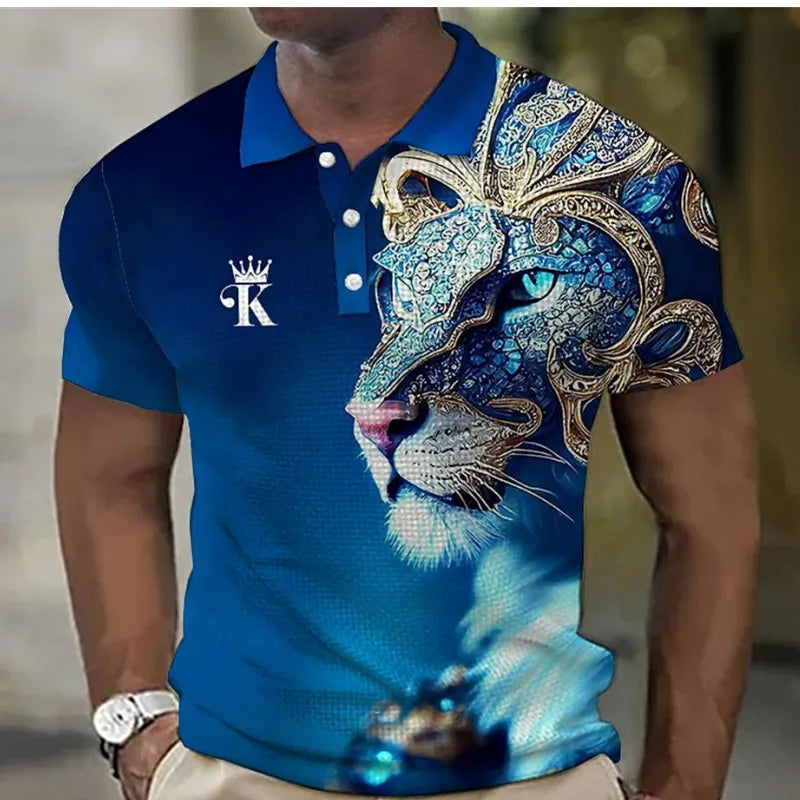 Camisa Polo | Estampa Animal 3D